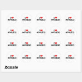 Ik hou van koekjes ronde sticker (Vel)