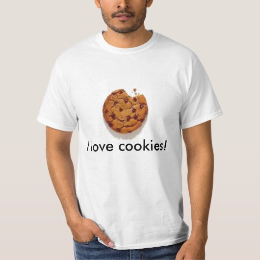 Ik hou van koekjes! t-shirt (Voorkant)