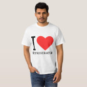Ik hou van koelkast t-shirt (Voorkant volledig)