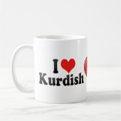 Ik hou van Koerdisch Koffiemok (Links)