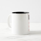 Ik hou van Koeweit Tweekleurige Koffiemok (Voorkant links)