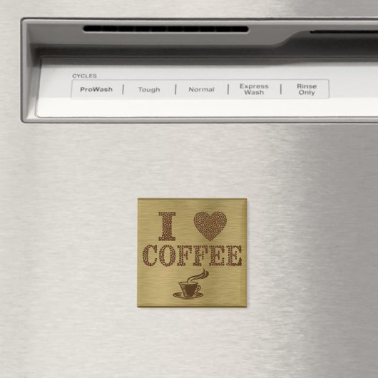 Ik hou van Koffee Magnet (Insitu (Vaatwasser))