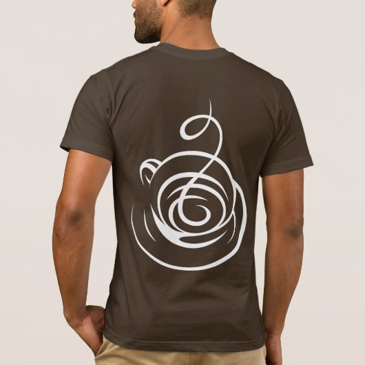 Ik hou van koffie 04 t-shirt (Achterkant)