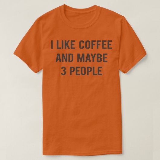 Ik hou van koffie 1 t-shirt (Design voorkant)