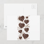 Ik hou van koffie! briefkaart (Voorkant / Achterkant)
