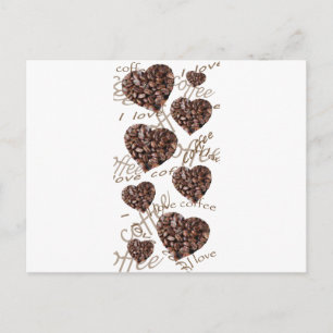 Ik hou van koffie! briefkaart