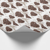Ik hou van koffie! cadeaupapier (Hoek)