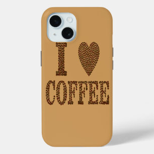 Ik hou van koffie iPhone 15 case