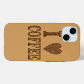 Ik hou van koffie Case-Mate iPhone case (Achterkant (horizontaal))