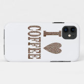 Ik hou van koffie Case-Mate iPhone case (Achterkant (horizontaal))