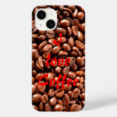 Ik hou van koffie Case-Mate iPhone case (Achterkant)