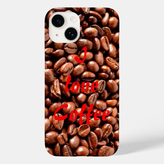 Ik hou van koffie Case-Mate iPhone case (Achterkant)