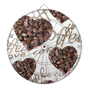 Ik hou van koffie!! dartbord