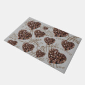 Ik hou van koffie deurmat (Schuin)