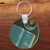 Ik hou van koffie en boeken sleutelhanger (Voorkant)