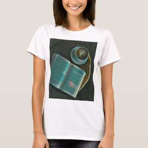 Ik hou van koffie en boeken t-shirt