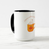 Ik hou van koffie en herfst mok (Voorkant links)