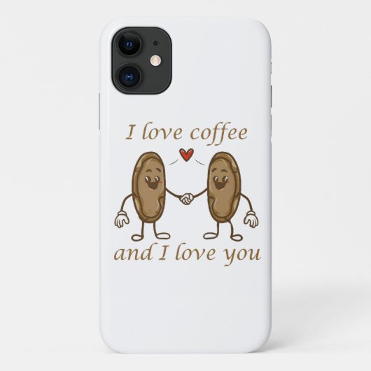 Ik hou van koffie en ik hou van jou Case-Mate iPhone case (Achterkant)
