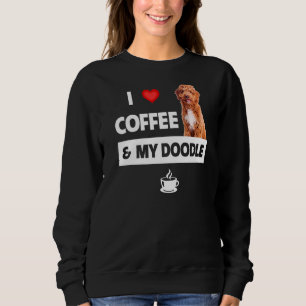 Ik hou van koffie en mijn gouden hond van mam pap trui
