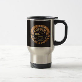 Ik Hou Van Koffie En Misschien 3 Mensen Grappig Ca Reisbeker