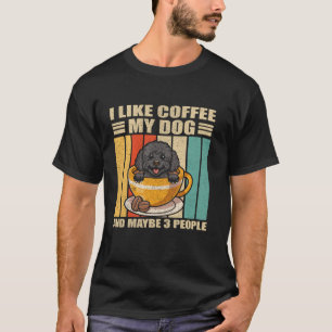 Ik hou van koffie en misschien 3 mensen zwarte Spe T-shirt