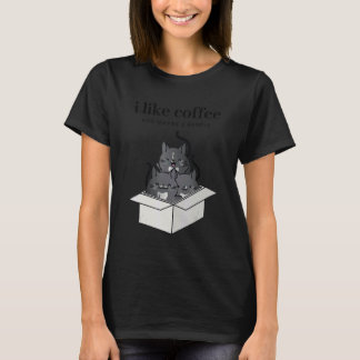 Ik hou van koffie en misschien 3 People Women's Fu T-shirt