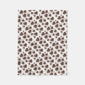 Ik hou van koffie! fleece deken (Voorkant)