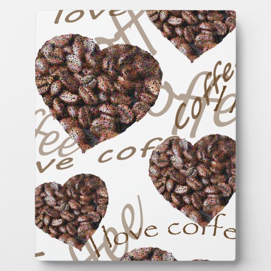 "Ik hou van koffie!" Fotoplaat (Voorkant)