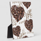 "Ik hou van koffie!" Fotoplaat (Zijkant)