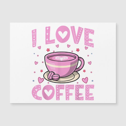 Ik hou van koffie - Funny Coffee Drinker Cafeïne A (Voorkant)