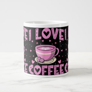 Ik hou van koffie - Funny Coffee Drinker Cafeïne A Grote Koffiekop