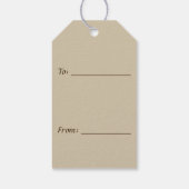 Ik hou van koffie geschenklabels cadeaulabel (Achterkant)