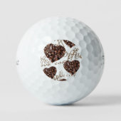 Ik hou van koffie golfballen (Voorkant)