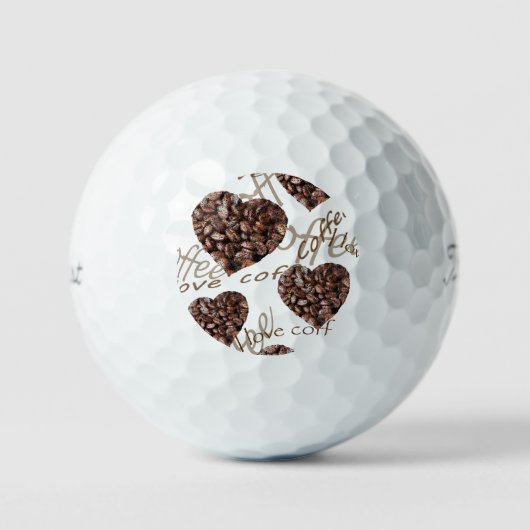 Ik hou van koffie golfballen (Voorkant)