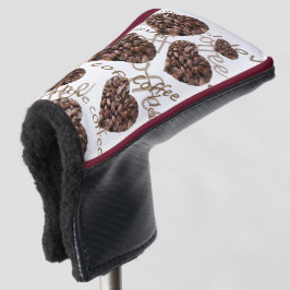 Ik hou van koffie golfheadcover