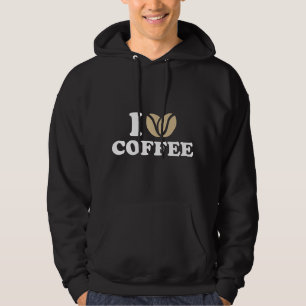 Ik hou van koffie hoodie