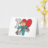 Ik hou van koffie kaart (Gele Bloem)