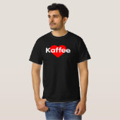 Ik hou van koffie - Kaffee T-shirt (Voorkant volledig)