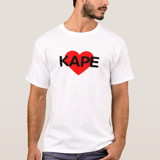 Ik hou van koffie - Kape Philippines T-shirt (Voorkant)
