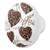 Ik hou van koffie! keramische knop (Rechts)