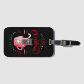 ik hou van koffie kerst en katten vreugdevolle gro bagagelabel (Voorkant (horizontaal))