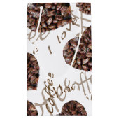 Ik hou van koffie! klein cadeauzakje (Achterkant)