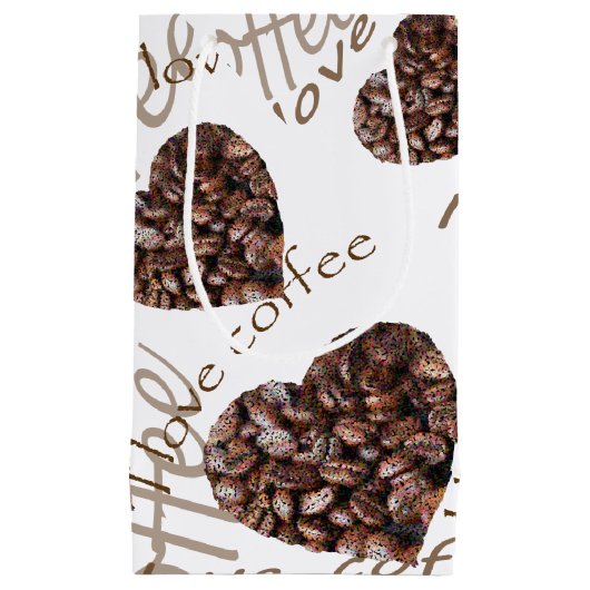 Ik hou van koffie! klein cadeauzakje (Voorkant)