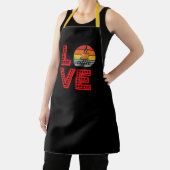 Ik hou van koffie, koffieliefhebbers schort (Insitu)