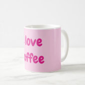 Ik hou van koffie koffiemok (Voorkant rechts)