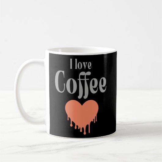 Ik hou van koffie koffiemok (Links)