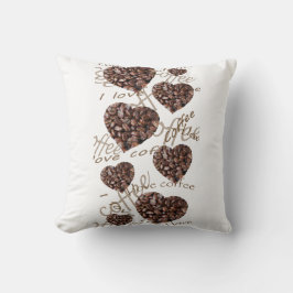 Ik hou van koffie! kussen