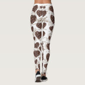 Ik hou van koffie leggings (Achterkant)