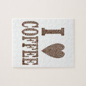 Ik hou van koffie legpuzzel (Horizontaal)