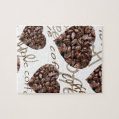 "Ik hou van koffie!" Legpuzzel (Horizontaal)